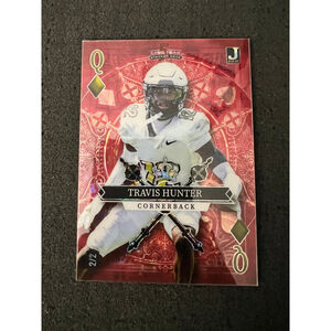 Travis Hunter 2023 Wild Card - 5 Card Draw Stacked Deck - Queen of Diamonds #2/2